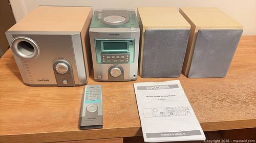 Koss Micro Hi‑Fi / Mini Stereo System XJ225-2 (1 of 6)