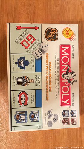 Monopoly NHL Hockey Edition by Hasbro/Parker Brothers (1 of 4)