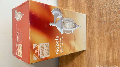 Nobela Downlight Outdoor Wall Mount Lantern - White (1 of 4)