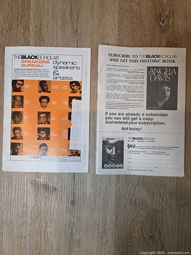 Rare Vintage The Black Scholar — 1975–1976 issues (lot) (1 of 11)