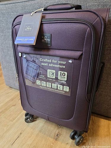 The Skyway Luggage Co. Carry-On Suitcase, Plum (approx. 20") (1 of 5)