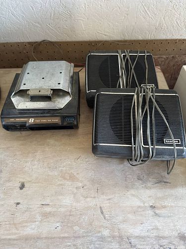 Fulton High Performance 8-Track Player with External Speakers  -G (1 of 8)