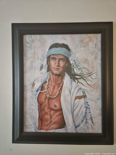 Indigenous American Male Portrait (1 of 3)