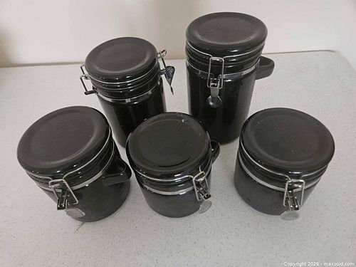 Set of 5 canisters (1 of 3)