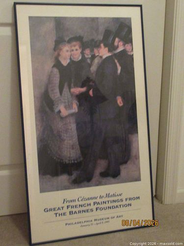 Philadelphia Museum of Art / The Barnes Foundation Exhibition Poster / Cezanne to Matisse (1 of 4)