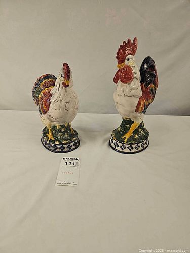1998 BBK Ltd. Rooster and Hen (1 of 3)