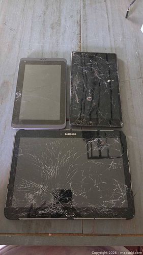 Lot of 3 Tablets — Samsung, Acer, ZTE (1 of 5)