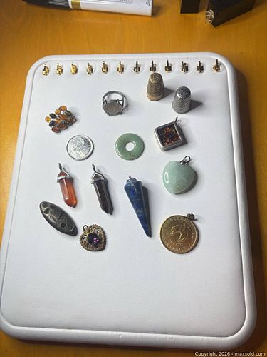 Vintage Jewelry Lot: Pendants, Charms, Rings & Collectibles (1 of 6)