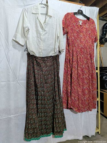 Lot: Dress, Skirt & Top - Anokhi & Claire France (1 of 8)