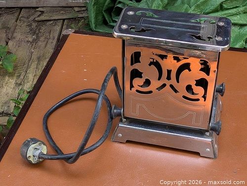 OLD FLIP DOWN ELECTRIC  METAL TOASTER UNTESTED (1 of 15)