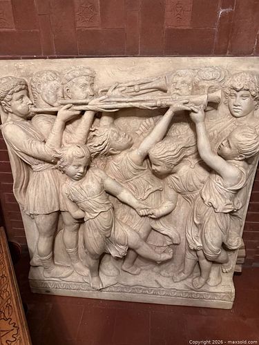 P. P. Caproni & Brother’s “Boys Playing on Trumpets Plaster  (1 of 10)