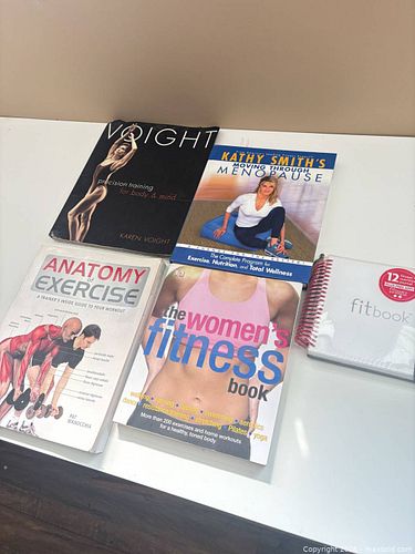 Lot of 5 Fitness & Women's Health Books — Paperback & Spiral (1 of 10)