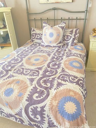 Full/Double Metal Bed Frame with Headboard D (1 of 9)