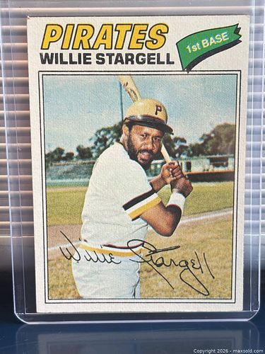 1977 Topps Willie Stargell #460 Pittsburgh Pirates  (1 of 6)