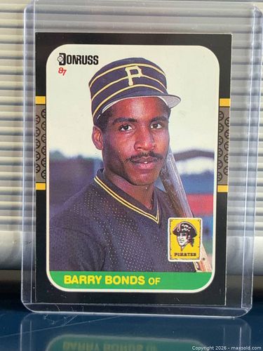 1987 Donruss Barry Bonds Rookie Card #361 - Pittsburgh Pirates (1 of 6)