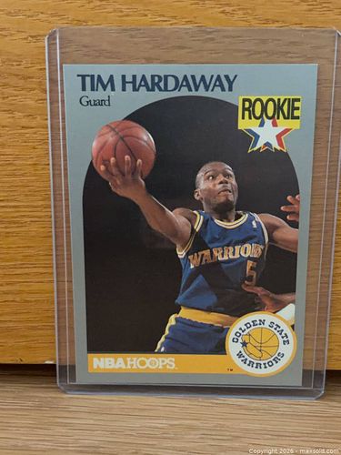 1990-91 NBA Hoops Tim Hardaway #113 Rookie Card (1 of 5)