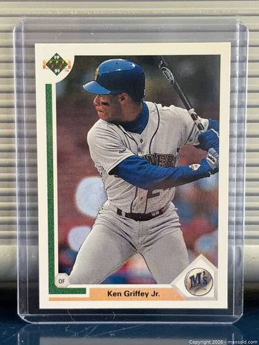 1991 Upper Deck Ken Griffey Jr. No. 555 Seattle Mariners (1 of 6)