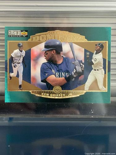1997 Upper Deck Clearly Dominant Ken Griffey Jr. Jumbo Card (1 of 4)