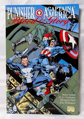 PUNISHER AND CAPTAIN AMERICA GRAPHIC NOVEL (1 of 13)