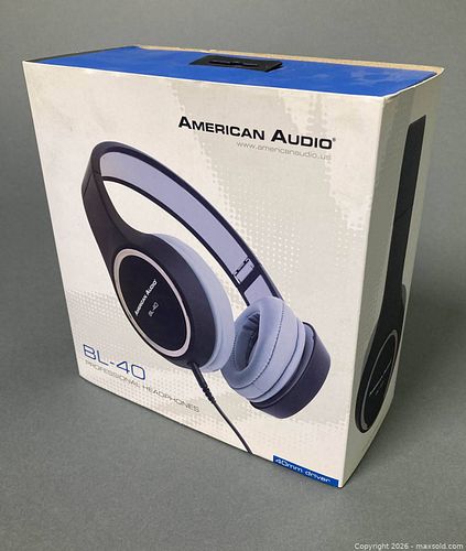 NEW - American Audio BL-40 Closed Back Headphones (1 of 4)