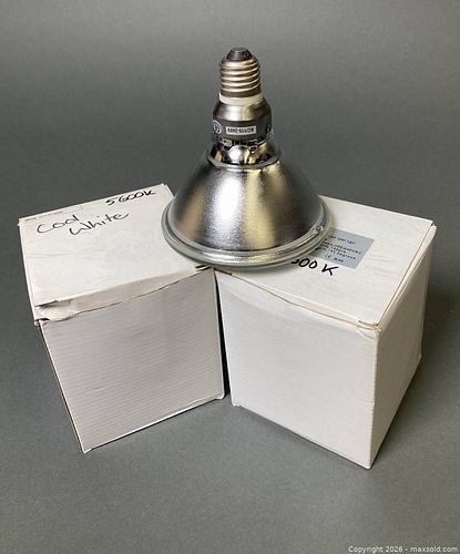 NEW - LOT OF 2 - E27 PAR39 LED Flood Lights 5600K (daylight) (1 of 4)