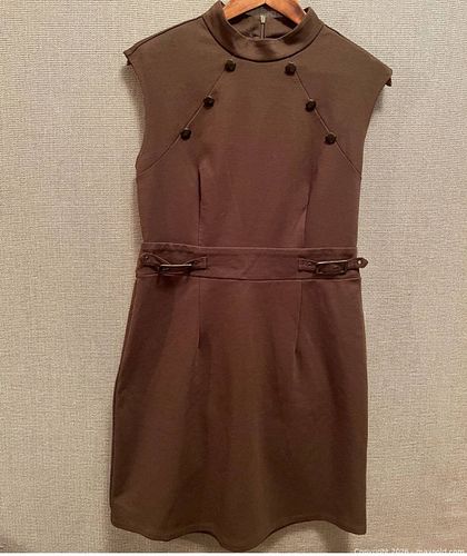 Suzy Shier Mock Neck Sleeveless Dress (1 of 4)