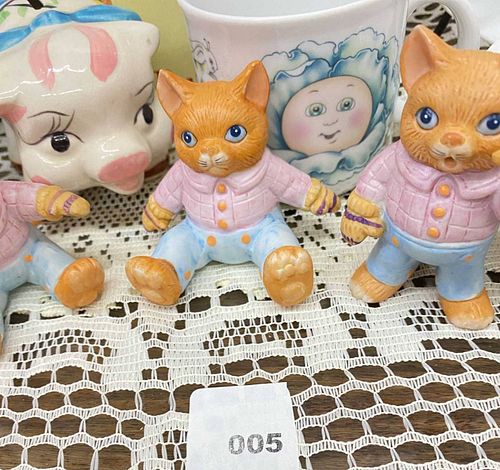 Kewpie, Cabbage Patch mug & dishes,  Bunnykins and Various Piggy Banks (1 of 11)