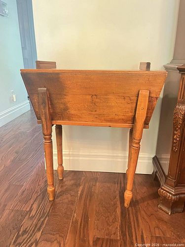 Antique Pine Dough Box with Stand, Primitive Farmhouse (1 of 6)