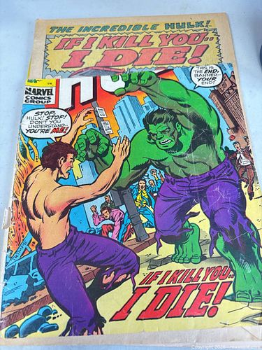 The Incredible Hulk — Marvel Comic Book (Issue number visible) (1 of 4)