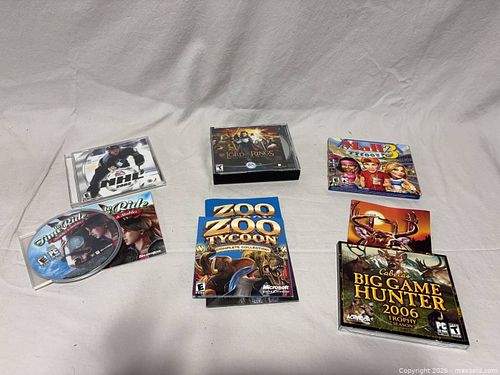 PC Video Game Lot — CD-ROMs with Manuals & Jewel Cases (1 of 9)