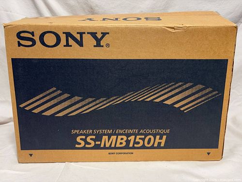 Sony SS-MB150H Bookshelf/Satellite Speakers Pair Black/Dark Gray (1 of 6)