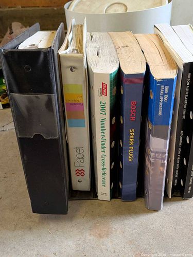 Binders and soft covered books auto related (1 of 3)