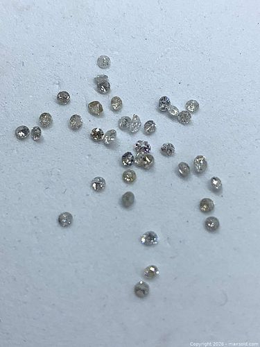 Natural Diamond Melee Lot  (1.02ctw) - Round Brilliant Parcels for Repair & Jewellery  (1 of 3)