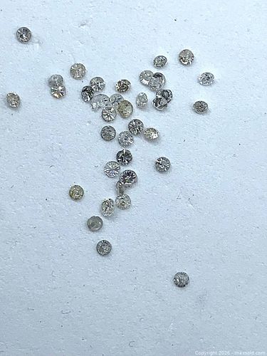 Natural Diamond Melee Lot  (1.52ctw) - Round Brilliant Parcels for Repair & Jewellery  (1 of 3)