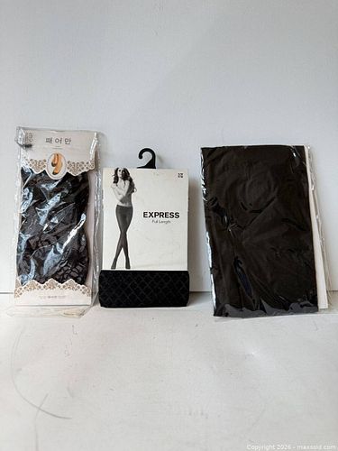Black Tights & Stockings S/M — Express & Other Brands (1 of 4)