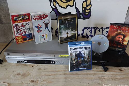 Samsung VCR/DVD Combo Player and Generic Blu-ray Player (1 of 20)