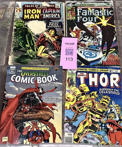Vintage Marvel Comics Lot – Tales of Suspense #71, Fantastic Four #227, Thor #283 + Overst (1 of 19)