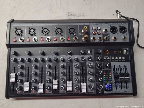 8-Channel Audio Mixer Shenzhen Depusheng USB DSP Black (1 of 7)