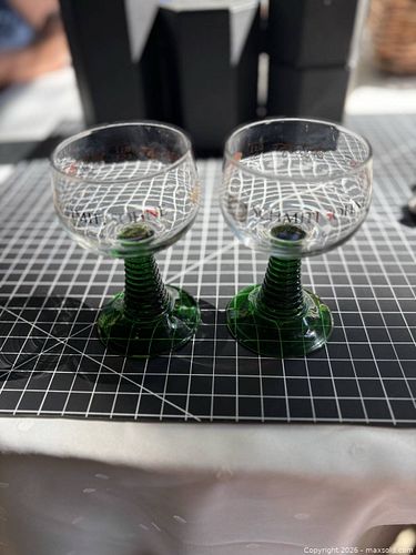 2 Luminaric Roemer Glasses Schmitt Sohne 4 oz. (1 of 8)