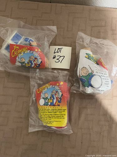 Alvin and the Chipmunks Collectible Figurine Lot of 3 (1 of 5)