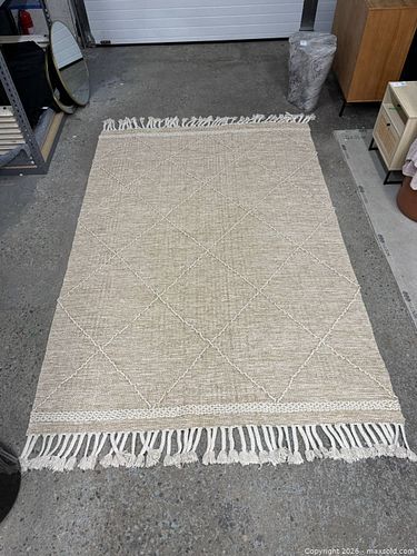 Cotton + Jute Area Rug 6x9’ (1 of 5)