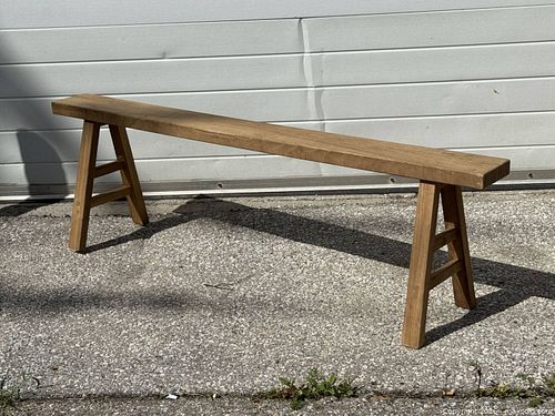 Zara Home Solid Wood Bench (1 of 6)