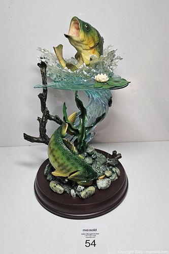 Bradford Exchange Bass Resin Sculpture (1 of 9)