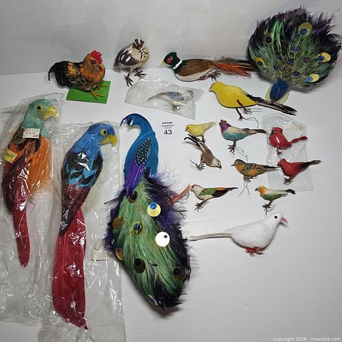 Vintage Cotton Spun Crafting Birds (1 of 10)