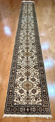 Vintage Indian 'Indo-Persian' Hand-Knotted Rug in Bijar Style (1 of 4)
