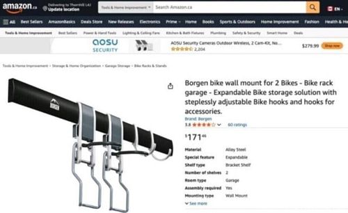 Borgen Bike Wall Rack (1 of 5)