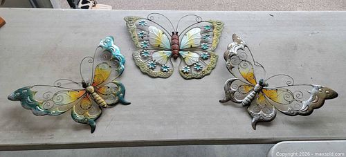 Large Metal Butterflies Garden Decor (3) (1 of 5)