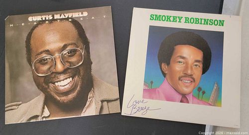 Smokey Robinson & Curtis Mayfield Vinyl Records  (1 of 3)