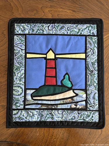 Newfoundland Lighthouse Textile Quilt Art  (1 of 4)