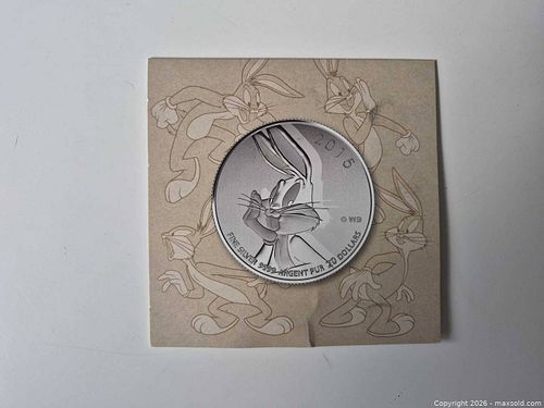 2015 Bugs Bunny Silver Collectible Coin $20 (1 of 4)